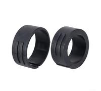 Yhenlovtt Lot de 4 anneaux d'espacement pour guidon de vélo - 25,4 mm et 31,8 mm - Rondelles de conversion en plastique pour montage avant