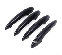 Yhenlovtt Lot de 4 enjoliveurs de poignée de porte pour Mini R60 Countryman et Cooper S (2011-2016) Noir brillant