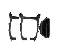 Yhenlovtt Lot de 4 garnitures de poignée de porte intérieure de rechange pour X3 F25 F26 X4 modèles 2011-2017 Noir ABS + PC