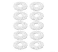 Yhenlovtt Lot de 4 ou 10 chiffons de nettoyage pour aspirateur robot Midea V12 V10 W11, filtre HEPA et accessoires de nettoyage faciles à remplacer