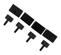 Yhenlovtt Lot de 4 pinces à ressort pour plateau en verre pour plateau chauffant - Série 3 Cr10 - Épaisseur moyenne - Anti-retour - 69 mm - Pour aluminium - Compatible avec 3D (SKU)
