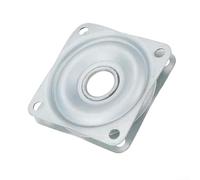 Yhenlovtt Lot de 5 plaques pivotantes de 5,1 cm, roulement rotatif en acier robuste avec finition argentée, pour étagères de rangement de cuisine et platines tournantes de table (5,1 cm x 48 mm)