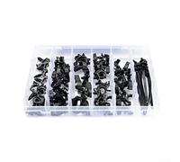 Yhenlovtt Lot de 60 clips d'acheminement de faisceau de câblage en 6 tailles pour la gestion des fils, attaches de câble en nylon avec boîte de rangement compatibles avec et la plupart des modèles