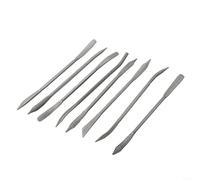 Yhenlovtt Lot de 8 râpes à bois pour sculpture sur bois - Limes à riffler grossières et incurvées à double extrémité, outils à main en acier au carbone de 190 mm avec poignée ergonomique (version