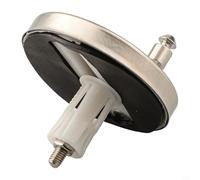 Yhenlovtt Lot de vis de rechange en acier inoxydable pour lunette de toilette - 8 mm - Couvercle en acier inoxydable avec fixations supérieures - Compatible avec la plupart des toilettes standard et