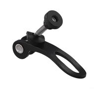 Yhenlovtt M5 x 45 mm pour collier de serrage de rechange en alliage d'aluminium à libération rapide pour boulon, selle, tube de selle de vélo noir pour tige de selle, pièce de serrage