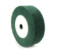 Yhenlovtt Meule à lamelles en fibre de nylon de 15,2 cm/20,3 cm, disque de polissage abrasif non tissé, tampon à récurer grain 320 pour enlever la rouille et la peinture, finition des surfaces