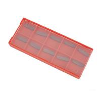 Yhenlovtt MGMN200-G Lot de 10 lames d'inserts en carbure LDA pour rainurage et tour de coupe pour le traitement de l'acier et de la fonte