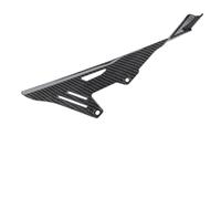 Yhenlovtt Motif boue de lumière Bee Guard X260 Housse de chaîne avec transfert d'eau Vélo Fibre de carbone Plastique Chaîne X160 Protège pour Surron