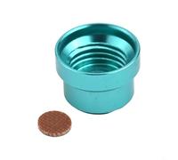 Yhenlovtt Moulinet DC Baitcast - Demi-pièces avec capuchon de roue de pêche - Accessoires de réparation de moulinet lunaire - Jauge de fil compatible avec goutte d'eau - Bleu