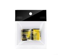 Yhenlovtt Moulinets et rouge, bleu, noir, vert, col antidérapant pour bouton de lanceur d'appâts, moulinet jaune, poignée en caoutchouc (jaune)