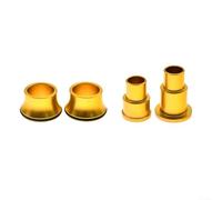 Yhenlovtt Moyeu de roue CNC en alliage avant et arrière en aluminium pour entretoises pour plus Lightbee Electric Sur-ron pour vélo moto - Lot de 4 (2 avant et 2 arrière) (doré)