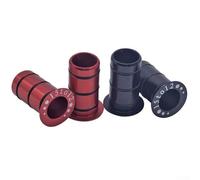 Yhenlovtt Moyeu en alliage d'aluminium avec joint en caoutchouc 4 pièces traversant pour vélo route convertisseur 12 mm pour montagne pour adaptateurs plus axe de vélo de 15 mm