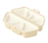 Yhenlovtt Onigiri Lot de 2 moules à sushi en forme de boule de riz avec 6 cavités, pliable et portable en plastique alimentaire, antiadhésif et facile à nettoyer pour déjeuner ou pique-nique