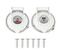 Yhenlovtt Paire d'interrupteurs à pied pour treuil d'ancre marine avec couvercle de sécurité, compatible avec 12 V/24 V DC Elec