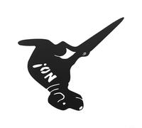 Yhenlovtt Panneau Iron No Dog Pooping pour jardin, pelouse, plaque extérieure en fonte avec motif chien humoristique résistant aux intempéries pour dissuader poliment la silhouette