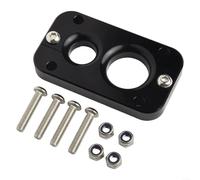 Yhenlovtt Passage de pare-feu pour faisceau de câblage, œillet de câble de rechange en alliage d'aluminium avec trous de 1,9 cm et 2,8 cm, aucun œillet nécessaire, pour Terminator X Max - Argenté/noir