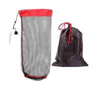 Yhenlovtt Pêche - 40 cm pour 60 cm - Piquet pour plus sac - Filet de pêche vivant pour attraper le filet de pêche en nylon pliable et sac en maille avec sac de transport pour pêche au sol (601,5 m)