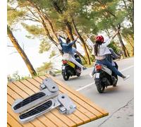 Yhenlovtt Pédale pliante en alliage d'aluminium pour vélos électriques et vélos électriques, design antidérapant avec une excellente résistance à l'abrasion, installation facile, si