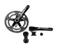 Yhenlovtt Pédalier de vélo 5339t double pour axe de 170 mm sur 24 mm Plateau en alliage d'aluminium 6061 pour 7075 avec pédalier 130bcd 10/11