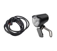 Yhenlovtt Phare avant LED pour vélo électrique - Lampe étanche compatible avec alimentation 6-60 V avec support de montage - Noir (SM)