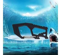 Yhenlovtt Pince tournevis multifonction avec décapsuleur, clé en aluminium, poids plume et porte-clés d'extérieur pour came en alliage