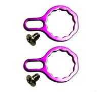 Yhenlovtt Plaque de verrouillage pour moulinet de pêche A/D/s Marque P3 Roue de chute d'eau Construction en métal 9 à 12 mm Compatibilité (violet)