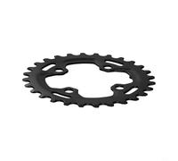 Yhenlovtt Plateau de vélo 64BCD 28T étroit large en acier à denture unique pour remplacement de pédalier de vélo, augmente la rétention de la chaîne