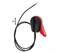 Yhenlovtt Poignée d'accélérateur pour tondeuse, revêtement en plastique lourd, réversible, câble de 1600 mm de longueur, contrôle de la plupart des modèles Victa Masport Plus Rover 4 Lawn Steel