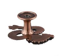 Yhenlovtt Poignées de cuisine en alliage de zinc pour enfants - En forme de dragon - En forme de dragon - Pour chambre à coucher - Bronze rouge