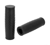 Yhenlovtt Poignées de guidon antidérapantes pour trottinette électrique Xiaomi Pro 1S, poignées de rechange ergonomiques absorbant les chocs avec design à bosses, noir