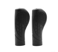 Yhenlovtt Poignées de guidon de vélo en plastique noir - 120 mm - Ergonomique - Antidérapantes - Absorption des chocs - Pour VTT et vélo électrique