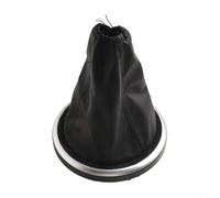 Yhenlovtt Pommeau de levier de vitesse de voiture avec housse anti-poussière pour Ford Fiesta Fusion Transit Connect 2002 + pièces de rechange pour transmission manuelle (housse noire)