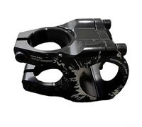 Yhenlovtt Potence de vélo en alliage d'aluminium 31,8 x 40 mm pour poids plume CNC pour vélos de route et VTT avec fourche de 28,6 mm et guidon de 31,8 mm compatible avec fixation fixe (noir)