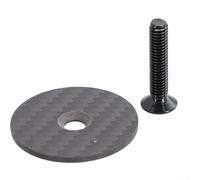 Yhenlovtt Potence de vélo en fibre de carbone de 286 mm pour avoir un boulon en alliage léger pour capuchon de 318 mm 35 mm de remplacement pour tubes de casque (39 mm)