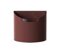 Yhenlovtt Poubelle de voiture avec doublure imperméable amovible et extérieur en cuir, bac de rangement compact multifonction pour porte de voiture ou siège avant, pour voiture, maison, bureau et