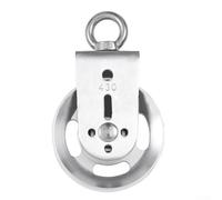 Yhenlovtt Poulie de câble silencieuse de 88 mm pour système de poulie de gym - Matériau en nylon et alliage d'aluminium - Compatible avec les fixations et ajustement à tirer (aluminium)