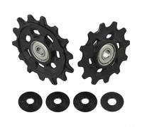 Yhenlovtt Poulie de dérailleur arrière à 12 vitesses avec roues de guidage 12T + 14T, en aluminium pour roue jockey, kit de montage compatible avec Eagle X01 GX