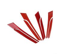 Yhenlovtt Pour 3 / Pour Axela 2010-2013 - Bandes de rechange pour poignée de porte intérieure en fibre de carbone rouge