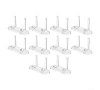 Yhenlovtt Présentoir de cartes à collectionner en acrylique, 10 supports transparents en acrylique pour cartes de sport et de jeux classées PSA SGC BGS 9,9 x 3,3 x 6,3 cm