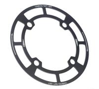 Yhenlovtt Protection de chaîne de vélo en alliage d'aluminium 104-BCD - Protection de pédalier de VTT - Anneau unique pour 32T, 34T, 36T (Noir-32T-36T)