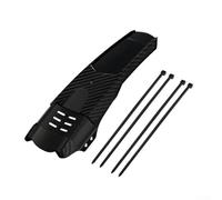 Yhenlovtt Protection de roue arrière compatible avec la plupart des vélos, comprend 2 attaches de câble en nylon pour vélo avec motif de 9 cm de large pour l'avant et (fibre de carbone)