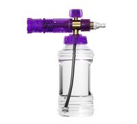 Yhenlovtt Pulvérisateur de mousse haute pression de 1000 ml pour lavage de voiture avec raccord en acier inoxydable et laiton 1/4 PA, compatible avec la plupart des nettoyeurs haute pression