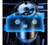 Yhenlovtt Purificateur d'air diffuseur d'arômes avec 5 niveaux réglables, design en alliage d'aluminium pour voiture ou maison, compatible avec désodorisant de voiture série (rose)