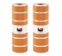 Yhenlovtt Repose-pieds arrière en alliage pour pédales de cascade, VTT, accessoires de cascade, chevilles cylindriques antidérapantes, pièces de vélo freestyle (orange)