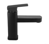 Yhenlovtt Robinet de lavabo numérique noir avec affichage intelligent de la température pour eau chaude et froide, robinet de salle de bain en acier inoxydable avec contrôle tactile et installation