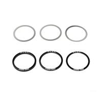 Yhenlovtt Rondelle inférieure de vélo 24 sur 29/30 mm Bb86/91/92/bb30/pf30 pour support de pédalier entretoise pour 6 entretoises en acier inoxydable Compat aluminium et alliage (30 mm)