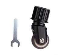Yhenlovtt Roulettes stabilisatrices directionnelles pour vélos pliants, roues auxiliaires en alliage de caoutchouc avec roulements lisses, petits rouleaux poussoirs en tissu pour une maniabilité