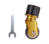 Yhenlovtt Roulettes stabilisatrices directionnelles pour vélos pliants, roues auxiliaires en alliage de caoutchouc avec roulements lisses, petits rouleaux poussoirs en tissu pour une maniabilité