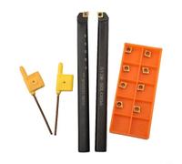 Yhenlovtt S12M-SCLCR06 S12M-SCLCL06 pour porte-outils CNC avec 10 inserts en carbure CCMT060204 pour la finition et la finition des opérations de tournage